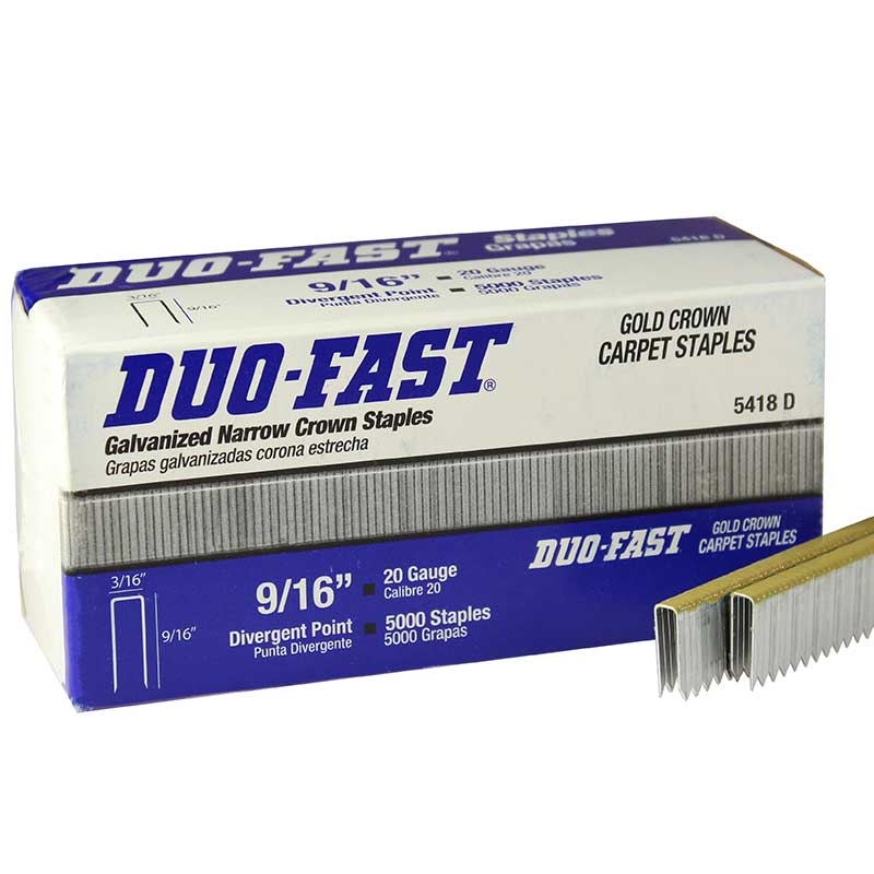 Duo-Fast 5418D carpet staples