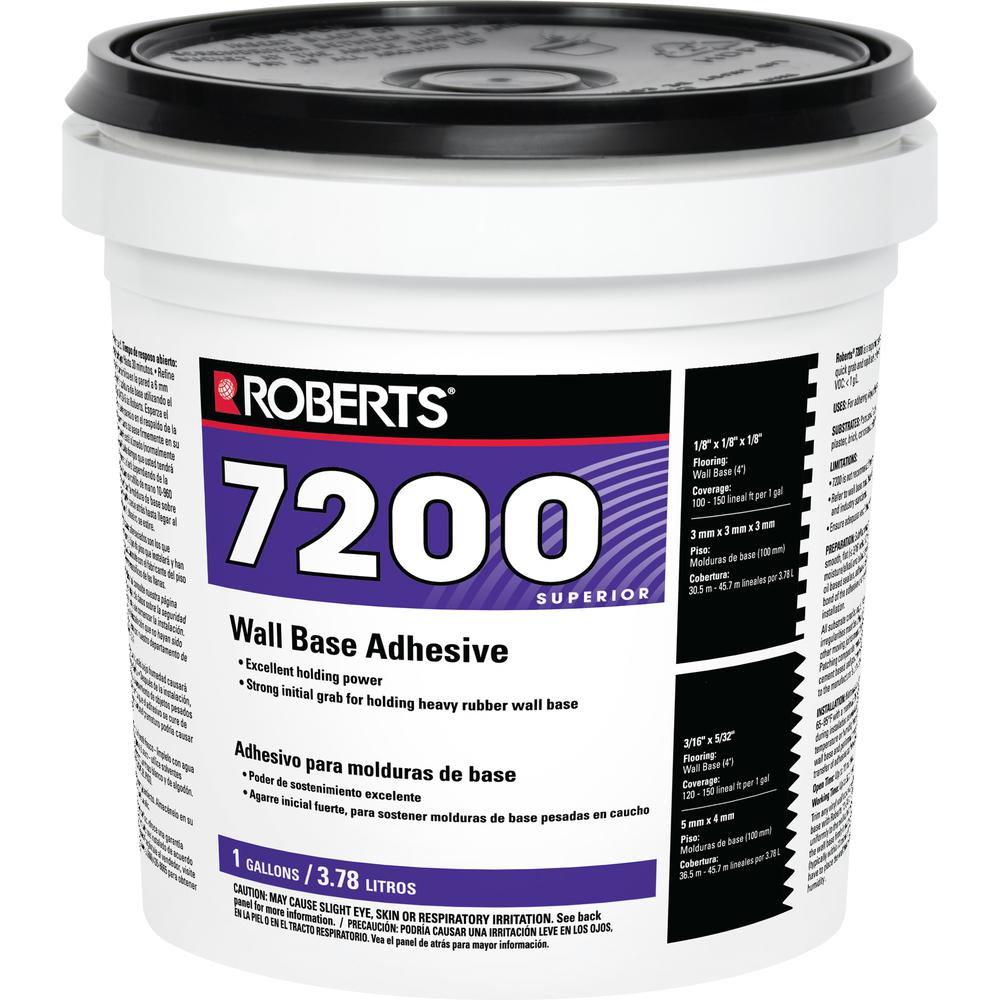 Roberts wall base adhesive
